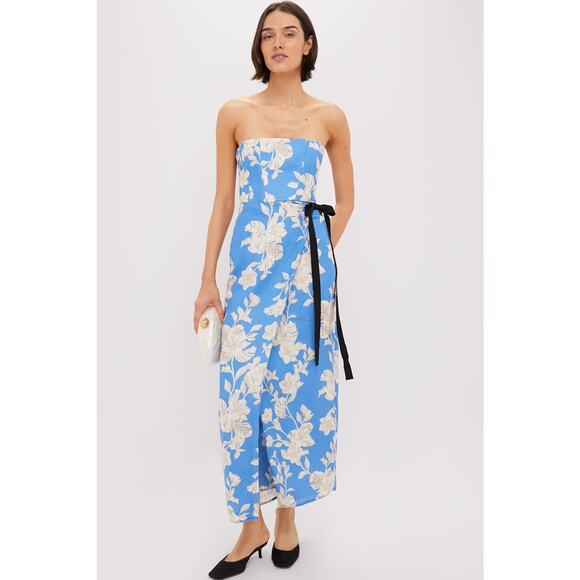 AGUA BY AGUA BENDITA Cinefila Madera Maxi Dress NWT S Retail $980 - Picture 7 of 7